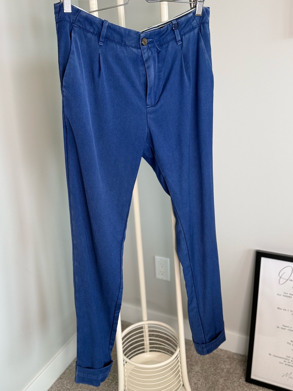 Myths Men's Royal Blue Chinos
